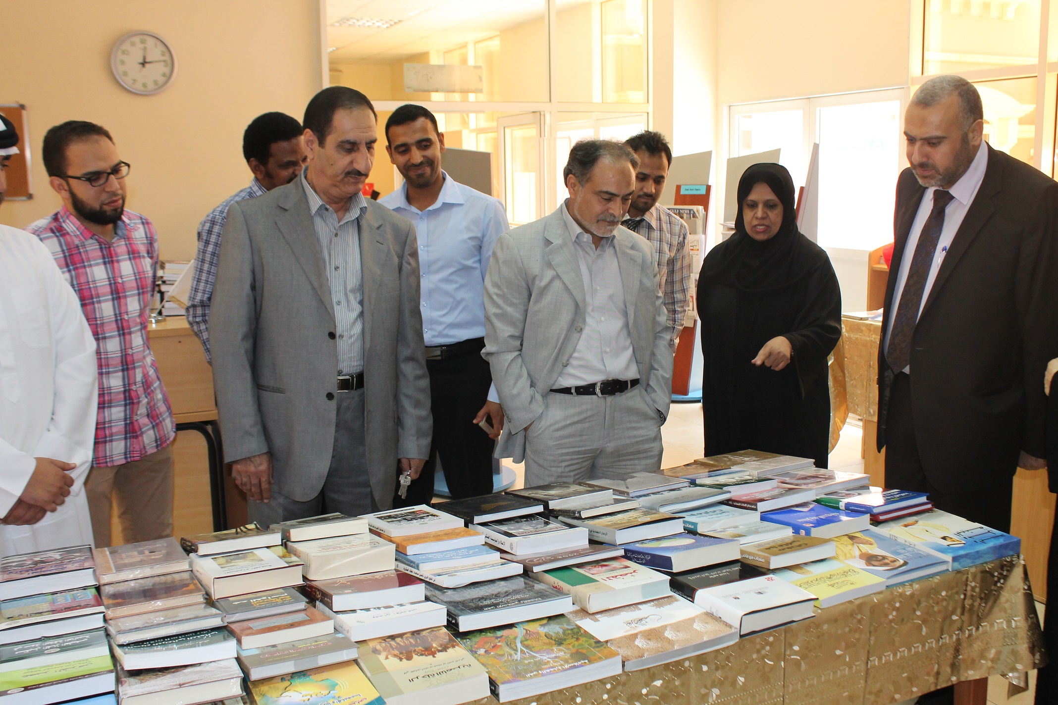 A third book fair in Al Ain University