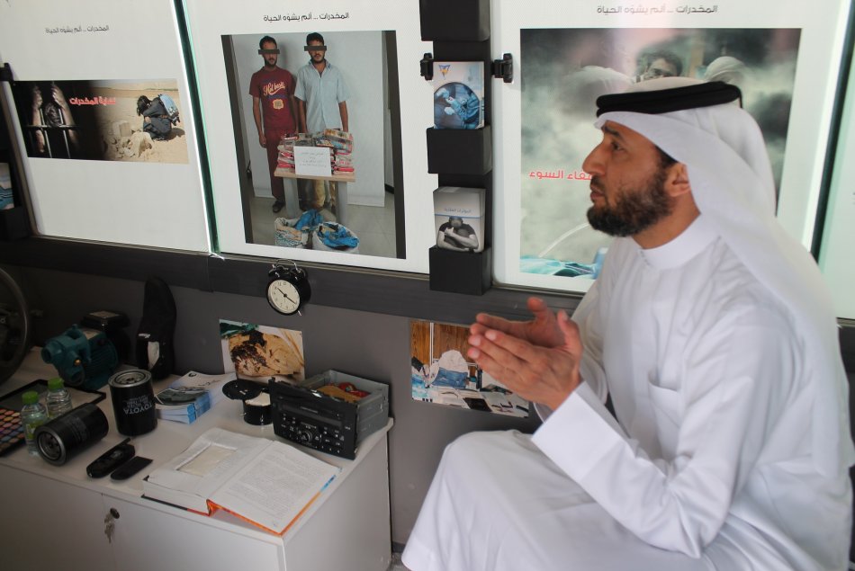 “Bader” Bus visits AAU –Abu Dhabi Campus- for Awareness about the Dangers of Drugs 