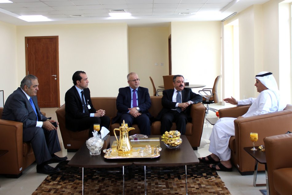 AAU Chancellor receives Jordanian Ambassador to UAE