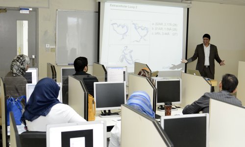 The College of Pharmacy organized a workshop on “Molecular Docking, Virtual Screening & Biologics Discovery”