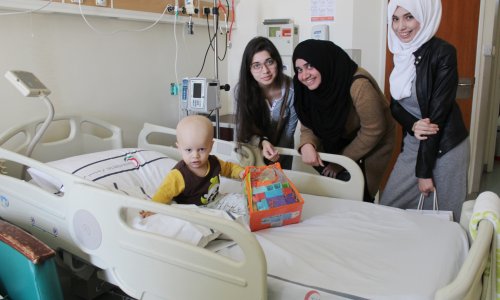 Because it Matters to Us ,, AAU Organized a Visit to Tawam Hospital on the Occasion of “World Child Cancer”