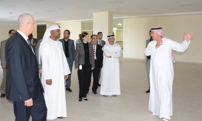 ADEC Visits Al Ain University’s New Campus –Abu Dhabi