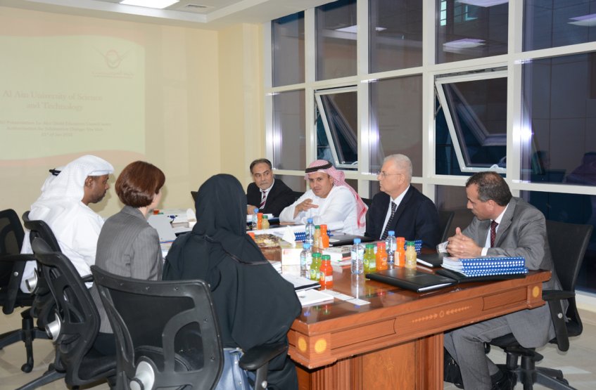 مجلس أبوظبي للتعليم يزور جامعة العين في مقرها الجديد بأبوظبي