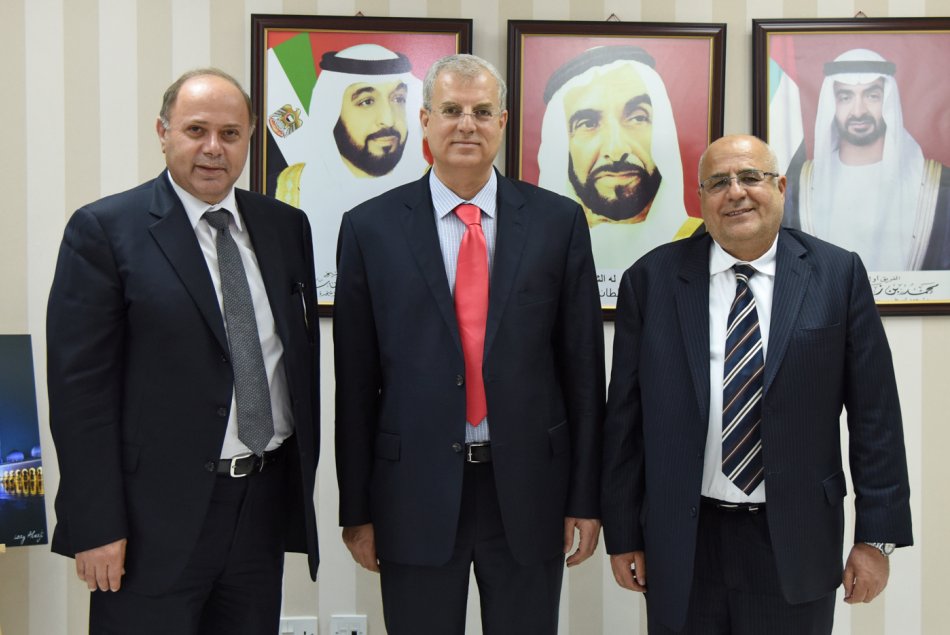 A delegation from the Hashemite Kingdom of Jordan, hosted by the AAU President