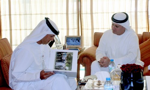 Praising the Developments in Al Ain University .. The Chairman of the Abu Dhabi Health Authority meets the AAU Chancellor