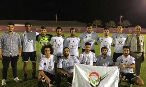 فريق جامعة العين –مقر أبوظبي- يحصد الفوز في بطولة دوري أبوظبي للجامعات