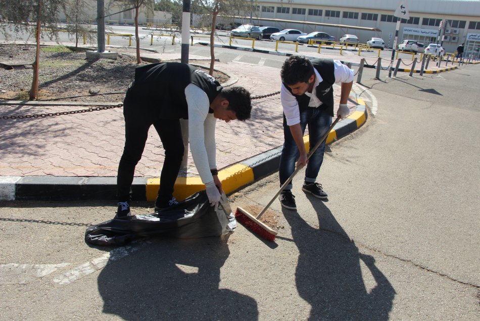 Cleaning Up Day - Al Ain Campus