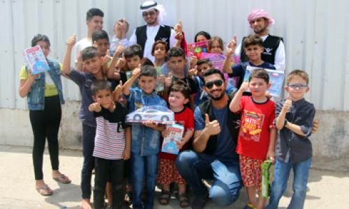 AAU involved in spreading Eid’s happiness with children