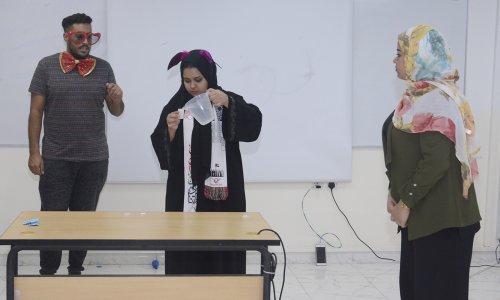 AAU students completed the Abu Dhabi Science Festival Training