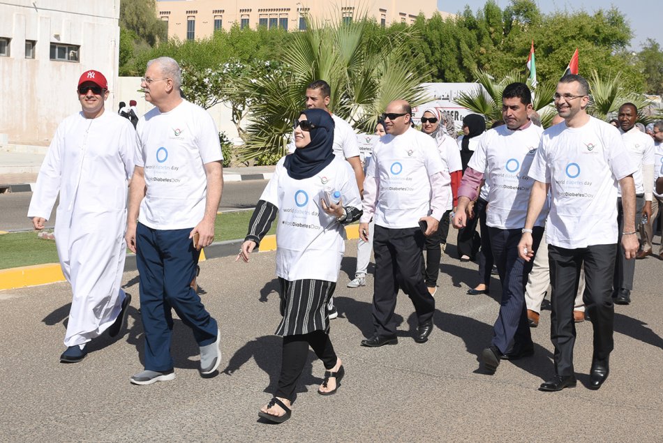 مسيرة مشي في اليوم العالمي للسكري