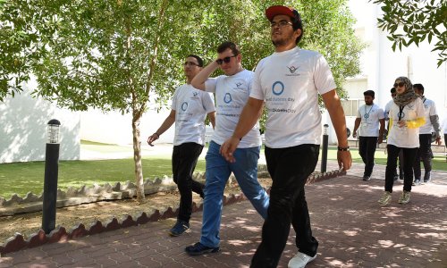 Walkathon and health events at AAU on the World Diabetes Day
