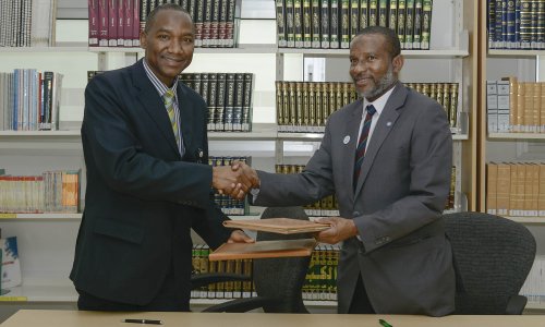 AAU’s Library and DU Library Sign an MOU 