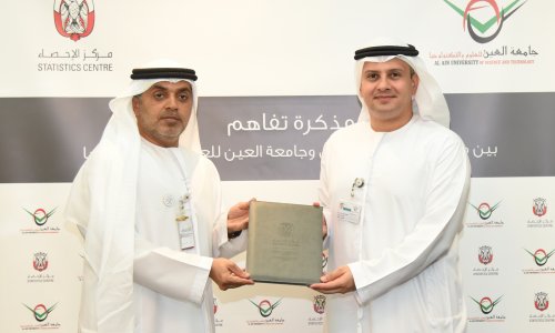 AAU Signs an MOU With the Statistics Center Abu Dhabi