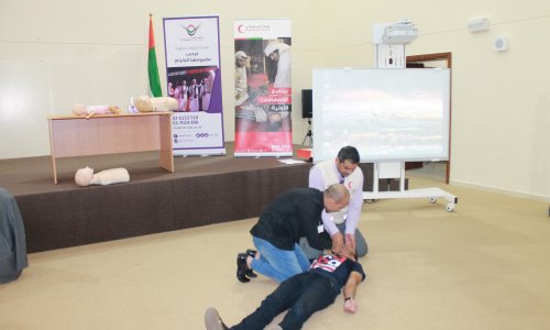 A workshop about the “First Aid Basics” for AAU students