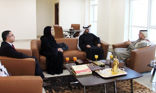 AAU Chancellor received a delegation from IEEE UAE Section