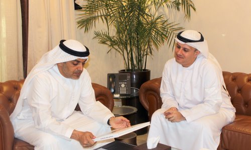 The Director General of Statistics Center receives the AAU Chancellor