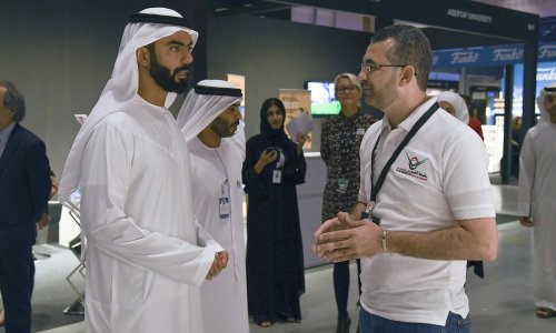 AAU attracts visitors in the Middle East Games Con