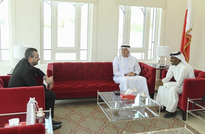 زيارة المدير المفوض لسفارة مملكة البحرين