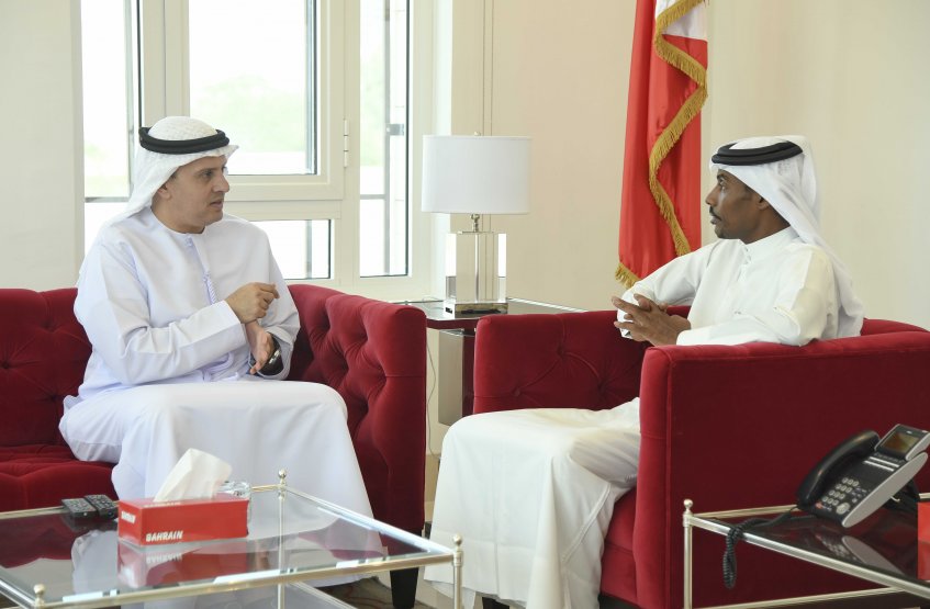 زيارة المدير المفوض لسفارة مملكة البحرين