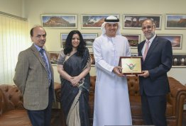 Dr. Noor Visit to Embassy of India