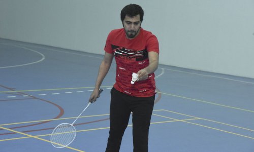 Enthusiastic atmosphere in the badminton championship
