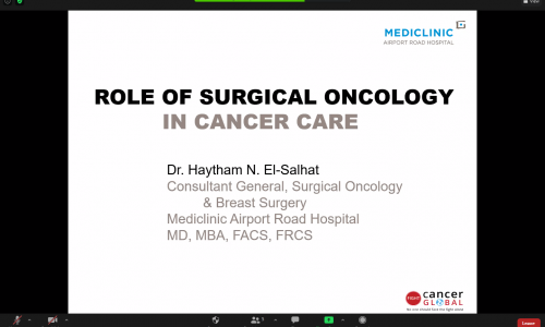An awareness lecture on Cancer Disease and the role of surgery in Oncology