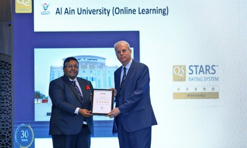 5 Stars to Al Ain University for Online Learning based in QS
