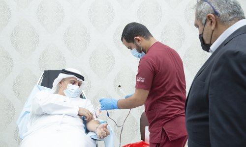 A blood donation campaign to promote social solidarity