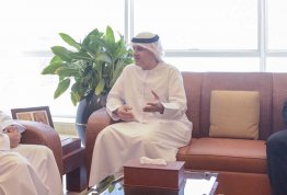 The Chancellor's meeting with Undersecretary of the Ministry of Higher Education, Scientific Research and Innovation in Oman