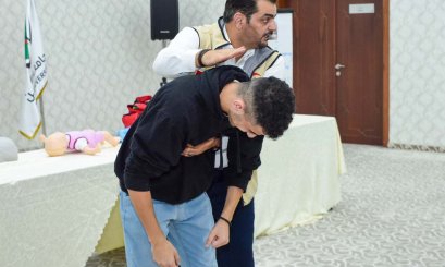 Al Ain University and the Red Crescent organize a first aid training