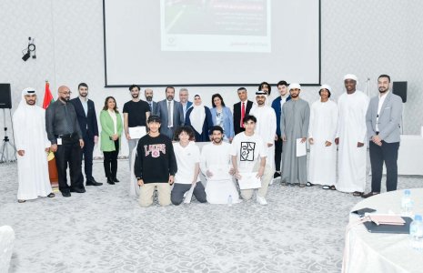 Al Ain University honors its football players for winning first place in Inter-university sports League 