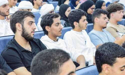 AAU President meets with new students for the academic year 2023-2024