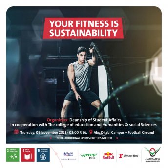 YOUR FITNESS IS SUSTAINABILITY