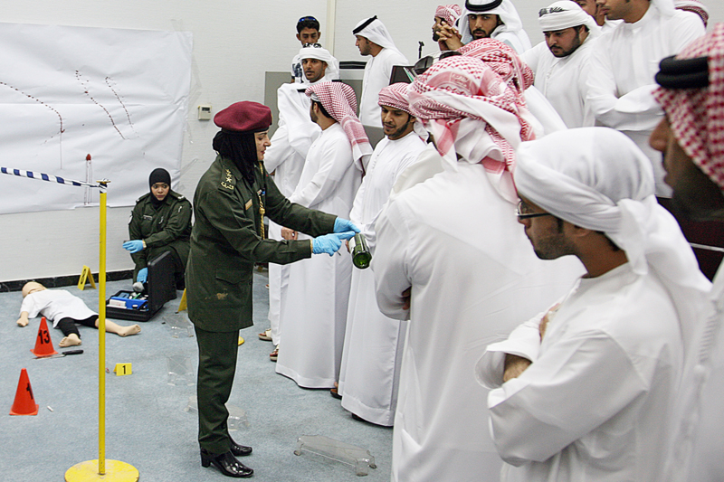 Abu Dhabi Police “Crime Scene” Workshop at Al Ain University