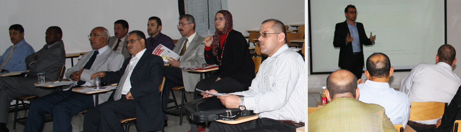 Presentations on Electronic Resources at Al Ain Campus