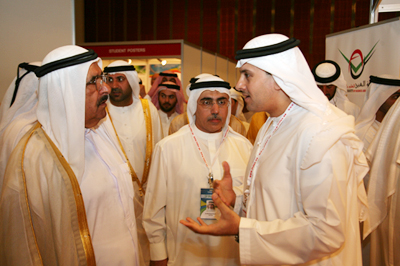 Sheikh Hamdan Bin Rashid Visits AAU Pavilion at DUPHAT