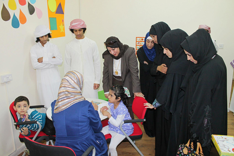 AAU Students Visit Etihad Center for Disabilities
