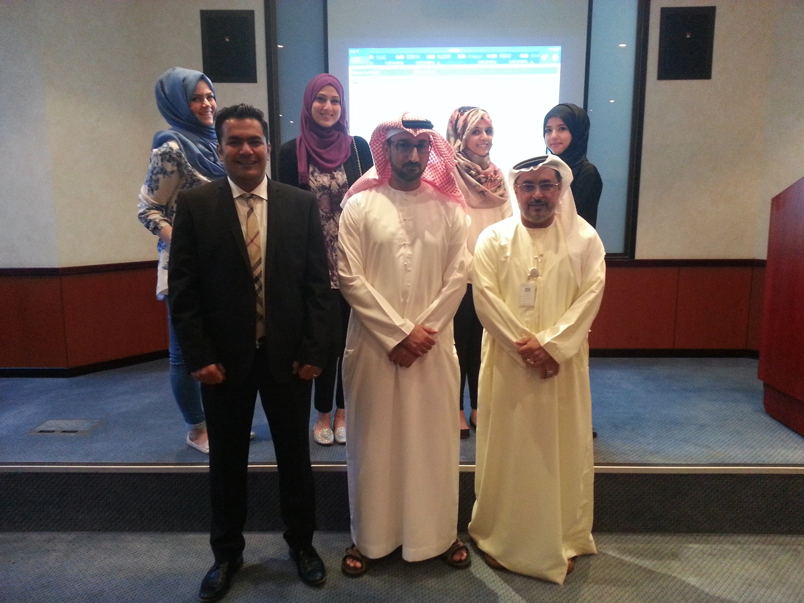 Students’ Visit to the Abu Dhabi Financial Market